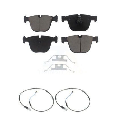 Rear Ceramic Disc Brake Pads And Wear Sensors Kit For 2009-2010 BMW 535i 3.0L KCW-100953