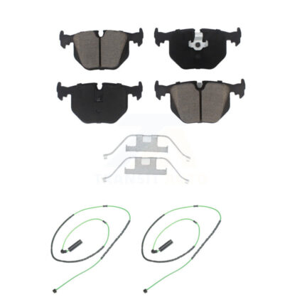 Rear Ceramic Disc Brake Pads And Wear Sensors Kit For 2001-2006 BMW M3 3.2L KCW-100956