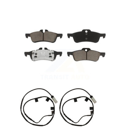 Rear Ceramic Disc Brake Pads And Wear Sensors Kit For 2006 Mini Cooper 1.6L KCW-100957