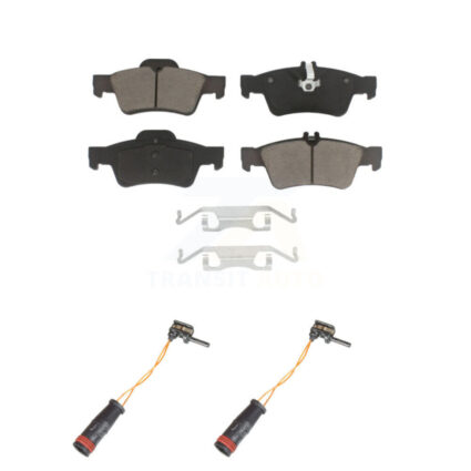 Rear Ceramic Brake Pad & Wear Sensor Kit For Mercedes-Benz E350 E550 S550 E400 E250 SL500 KCW-100968
