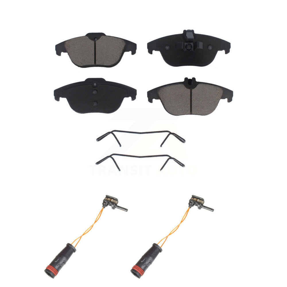 Rear Ceramic Brake Pad And Wear Sensor Kit For Mercedes-Benz C300 GLK350 GLK250 E350 C350 KCW-100969