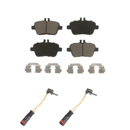 Rear Ceramic Disc Brake Pads And Wear Sensors Kit For Mercedes-Benz SLK350 KCW-100971