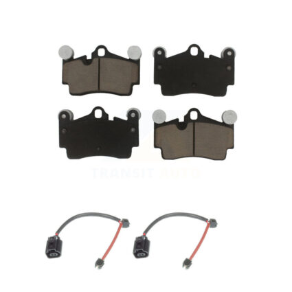 Rear Ceramic Disc Brake Pads And Wear Sensors Kit For Porsche Cayenne KCW-100982