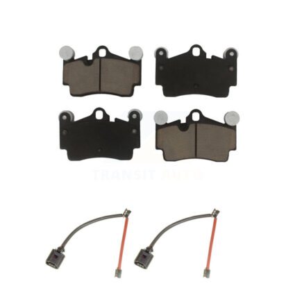 Rear Ceramic Brake Pad And Wear Sensor Kit For Audi Q7 Porsche Cayenne Volkswagen Touareg KCW-100983