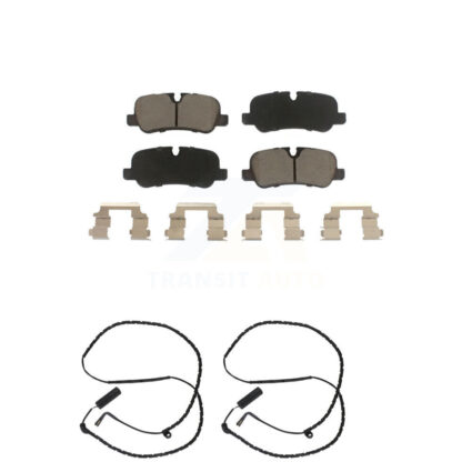 Rear Ceramic Disc Brake Pads And Wear Sensors Kit For Land Rover Range KCW-100988