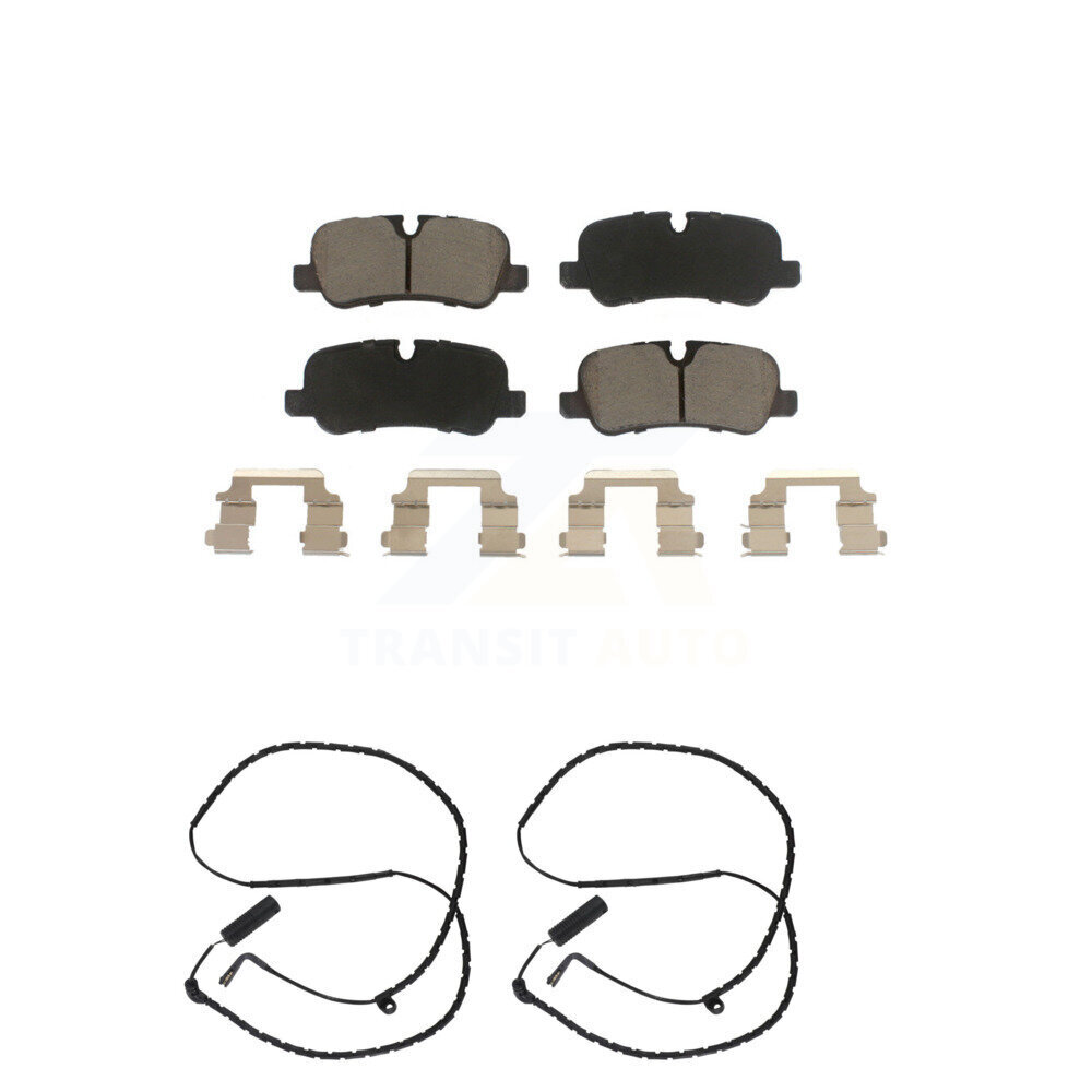 Rear Ceramic Disc Brake Pads And Wear Sensors Kit For Land Rover Range KCW-100988