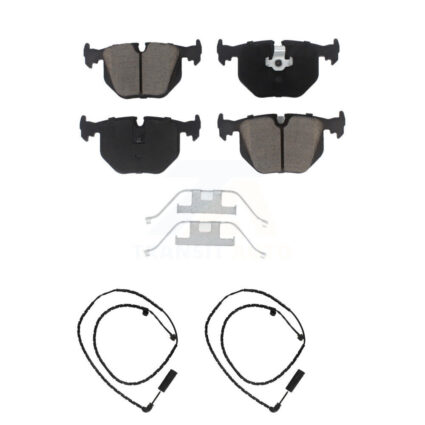 Rear Ceramic Disc Brake Pads And Wear Sensors Kit For Land Rover Range KCW-100992