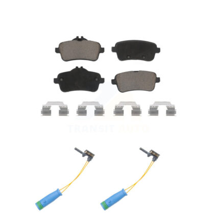 Rear Ceramic Disc Brake Pads & Wear Sensor Kit For 2014-2019 Mercedes-Benz CLA45 AMG 2.0L KCW-100996