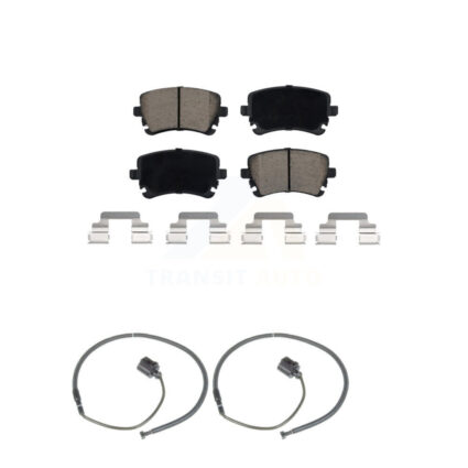 Rear Ceramic Disc Brake Pads And Wear Sensors Kit For Volkswagen Phaeton Audi S6 KCW-100999