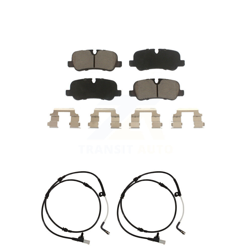 Rear Ceramic Disc Brake Pads And Wear Sensors Kit For Land Rover Range Sport LR4 LR3 KCW-101007