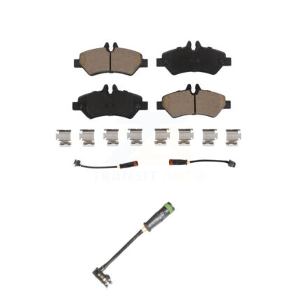 Rear Ceramic Disc Brake Pad And Extra Wear Sensor Kit For Freightliner Sprinter 2500 3500 KCW-101058