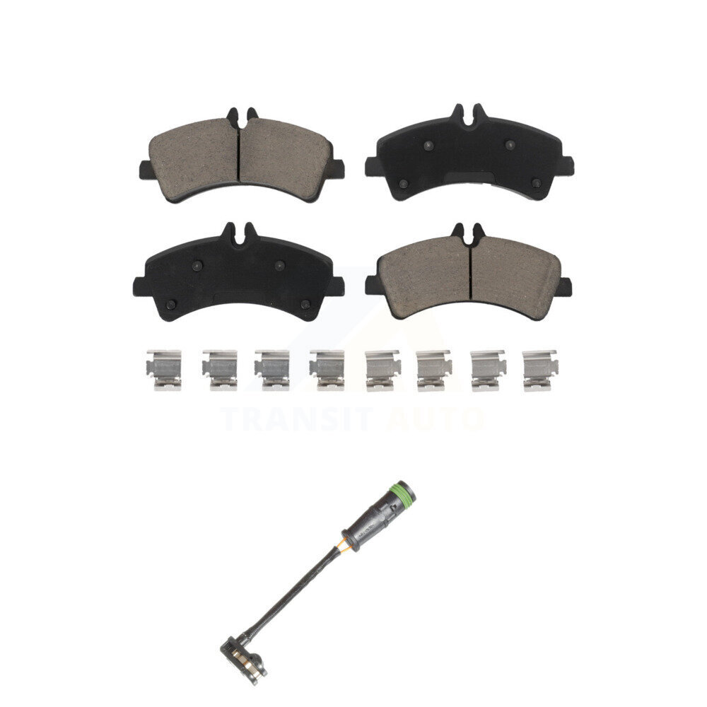 Rear Ceramic Disc Brake Pads And Wear Sensors Kit For Freightliner Sprinter 3500 KCW-101059