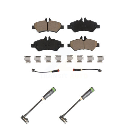 Rear Ceramic Disc Brake Pad And Extra Wear Sensor Kit For Freightliner Sprinter 2500 3500 KCW-101063