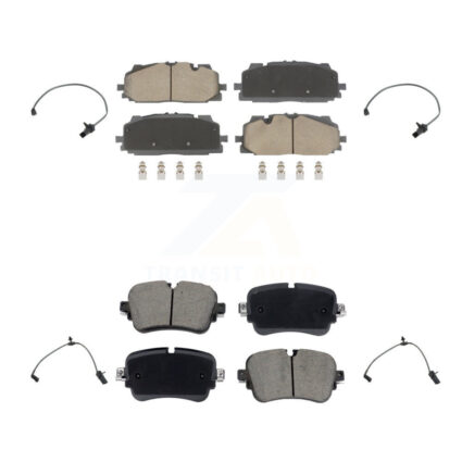 Front Rear Ceramic Disc Brake Pads And Wear Sensors Kit For Audi Q7 Q8 A8 Quattro KCW-101068