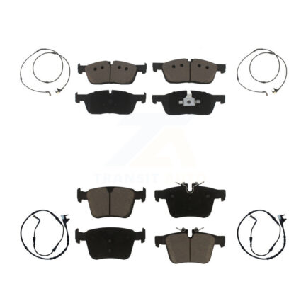 Front Rear Ceramic Brake Pad And Wear Sensor Kit For Jaguar F-Pace Land Rover Range Velar KCW-101075
