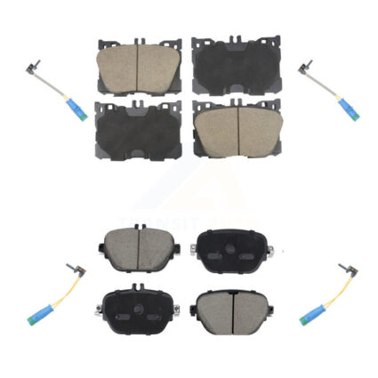 Front Rear Ceramic Brake Pad And Wear Sensor Kit For 2019-2020 Mercedes-Benz E53 AMG 3.0L KCW-101076