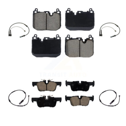 Front Rear Ceramic Disc Brake Pads And Wear Sensor Kit For Mini Cooper Countryman Clubman KCW-101081