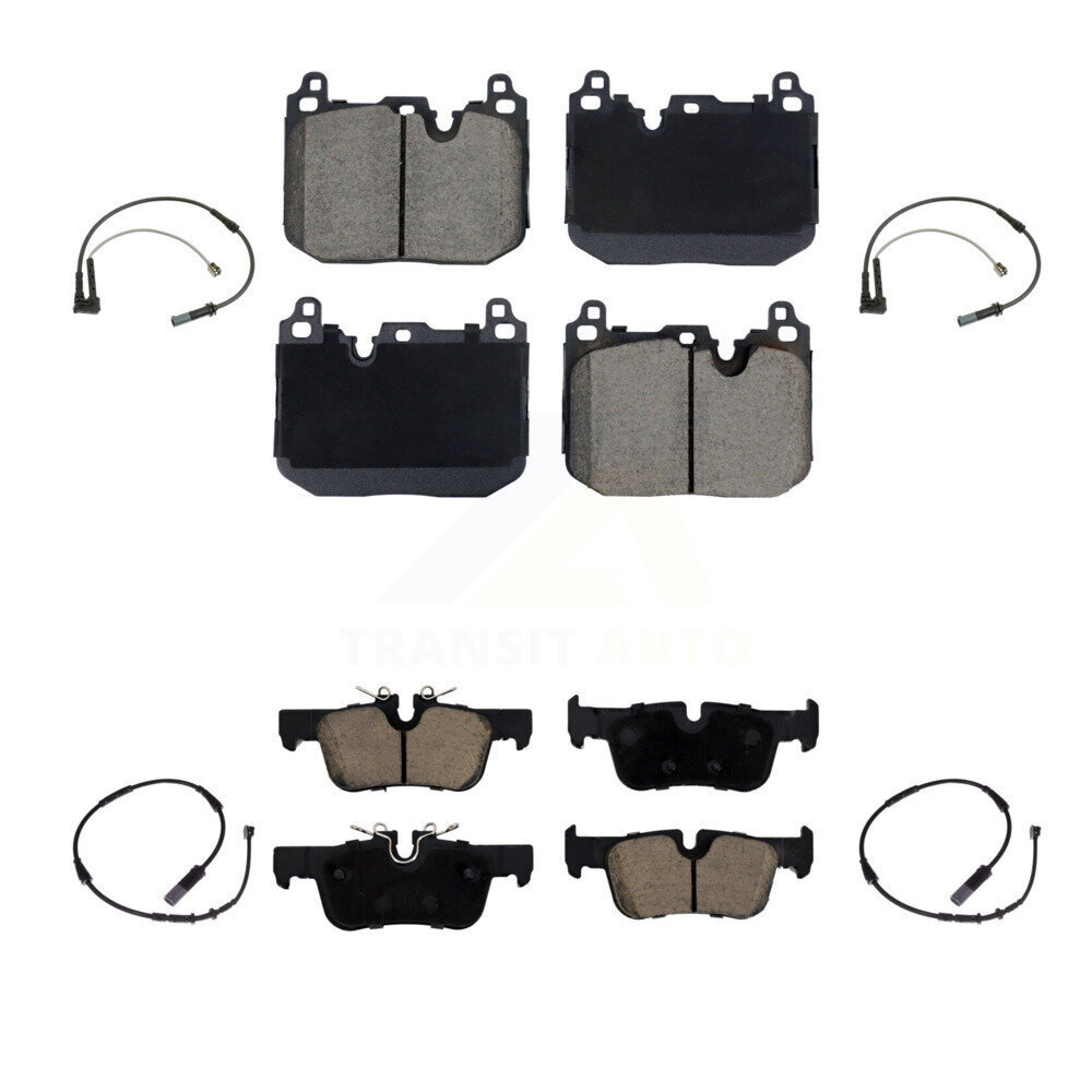 Front Rear Ceramic Disc Brake Pads And Wear Sensor Kit For Mini Cooper Countryman Clubman KCW-101081