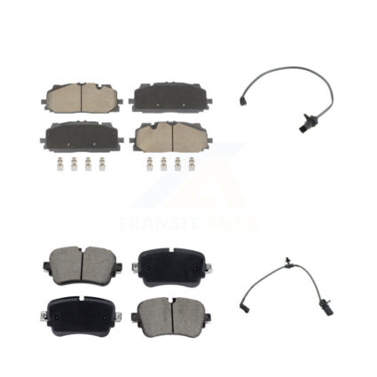 Front Rear Ceramic Disc Brake Pads And Wear Sensors Kit For Audi Q7 Q8 A8 Quattro KCW-101123