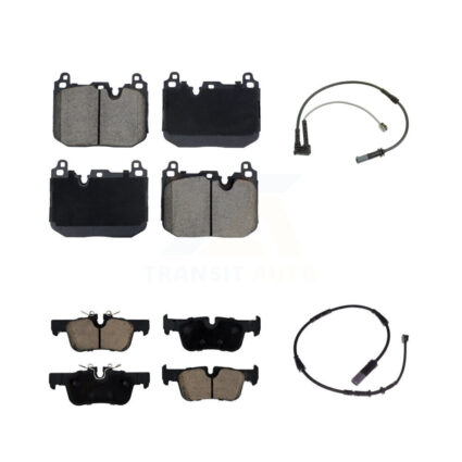 Front Rear Ceramic Disc Brake Pads And Wear Sensor Kit For Mini Cooper Countryman Clubman KCW-101126
