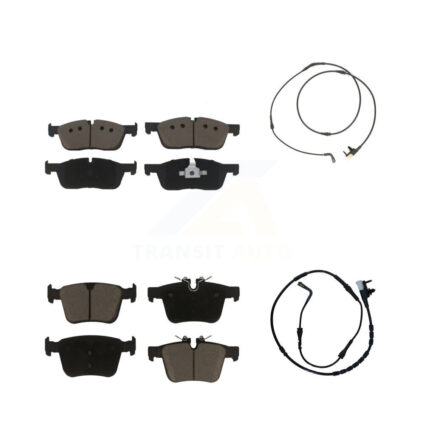 Front Rear Ceramic Brake Pad And Wear Sensor Kit For Jaguar F-Pace Land Rover Range Velar KCW-101152