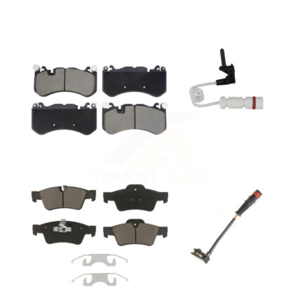 Front Rear Ceramic Disc Brake Pads And Wear Sensors Kit For Mercedes-Benz G63 AMG KCW-101155