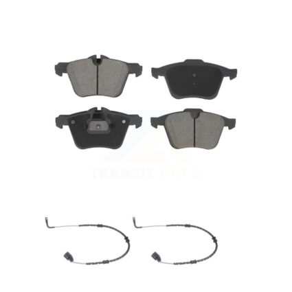 Front Ceramic Disc Brake Pads And Wear Sensor Pairs Kit For Jaguar XF XJ KCW-101169