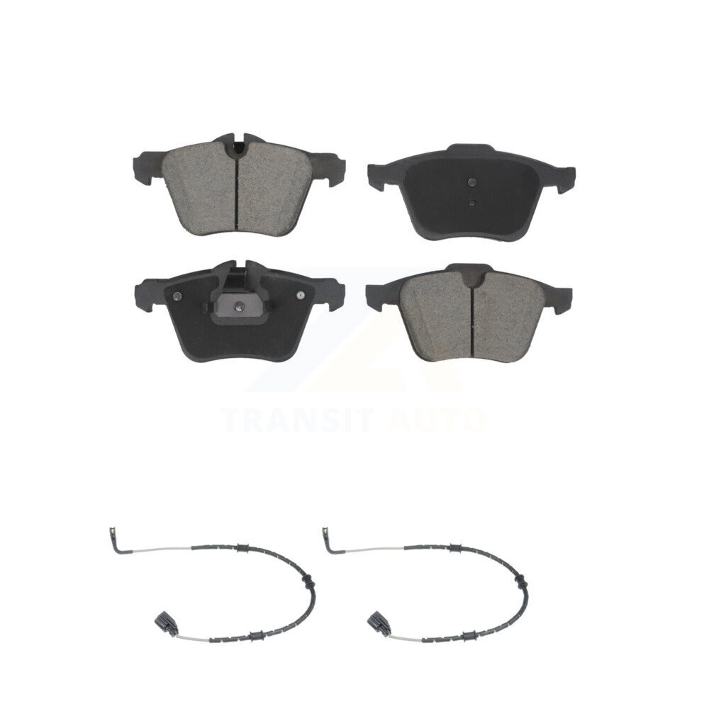 Front Ceramic Disc Brake Pads And Wear Sensor Pairs Kit For Jaguar XF XJ KCW-101169