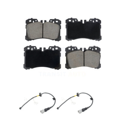 Front Ceramic Disc Brake Pads And Wear Sensor Pairs Kit For Lexus LS500 LS500h KCW-101195