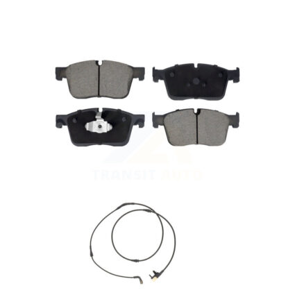 Front Ceramic Disc Brake Pad And Wear Sensor Kit For Jaguar F-Pace Land Rover Range Velar KCW-101225