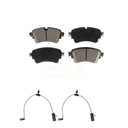 Rear Ceramic Brake Pad & Wear Sensor Kit For Audi Q5 A6 Quattro A7 Sportback PHEV allroad KCW-101236