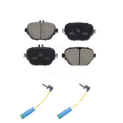 Rear Ceramic Brake Pads Wear Sensor Kit For Mercedes-Benz E400 E450 E53 AMG E43 CLS53 E63 KCW-101242