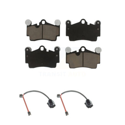 Rear Ceramic Brake Pad And Wear Sensor Kit For Audi Q7 Porsche Cayenne Volkswagen Touareg KCW-101243
