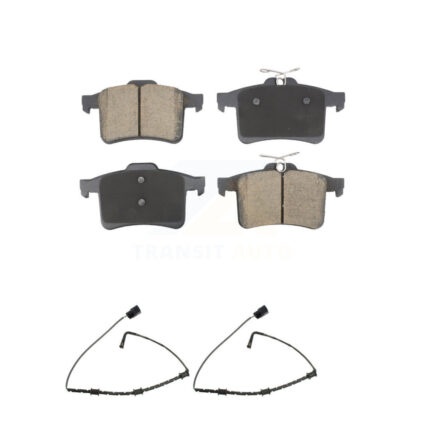Rear Ceramic Disc Brake Pads And Wear Sensors Kit For Jaguar XJ XJR From VIN #V90866 KCW-101245