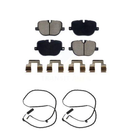 Rear Ceramic Disc Brake Pads And Wear Sensors Kit For Land Rover Range KCW-101249