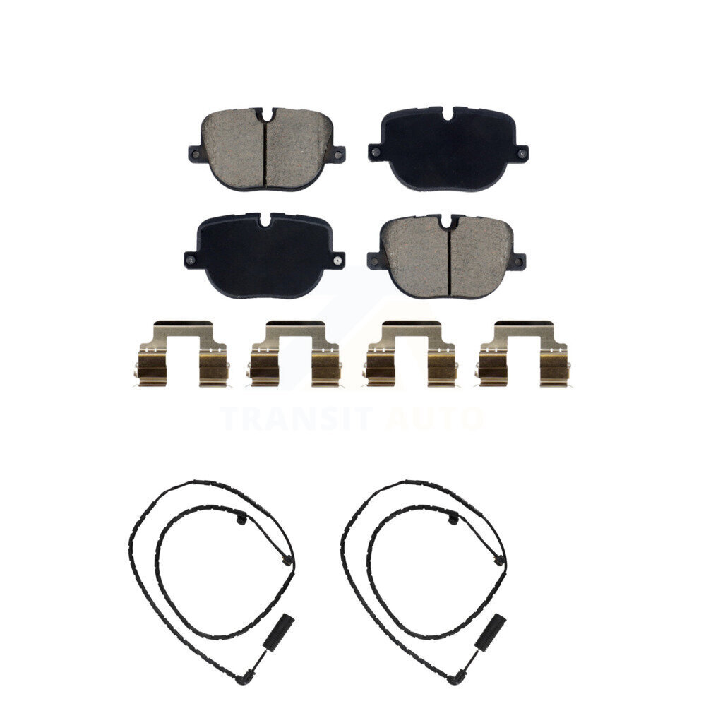 Rear Ceramic Disc Brake Pads And Wear Sensors Kit For Land Rover Range KCW-101250