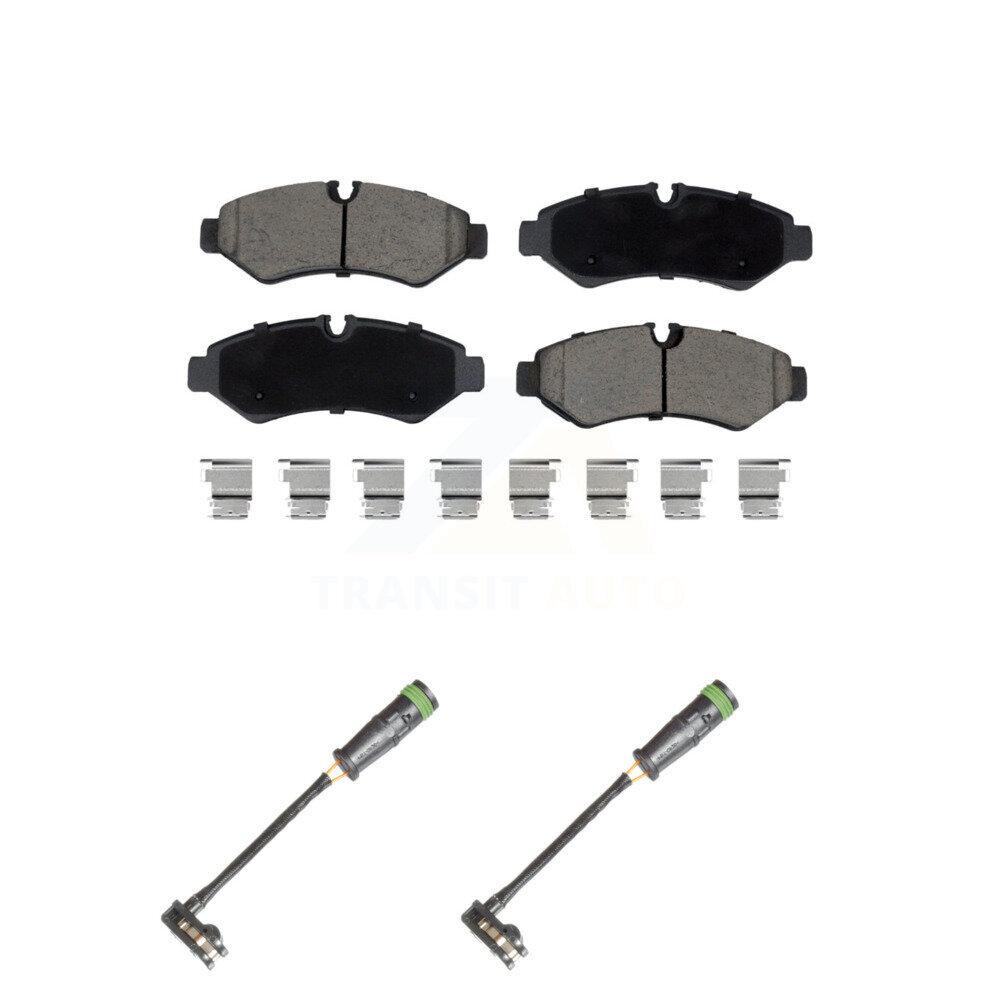 Rear Ceramic Disc Brake Pads And Wear Sensor Kit For Freightliner Sprinter 2500 3500 1500 KCW-101251
