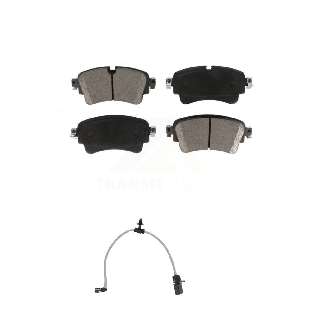 Rear Ceramic Brake Pad & Wear Sensor Kit For Audi Q5 A6 Quattro A7 Sportback PHEV allroad KCW-101252