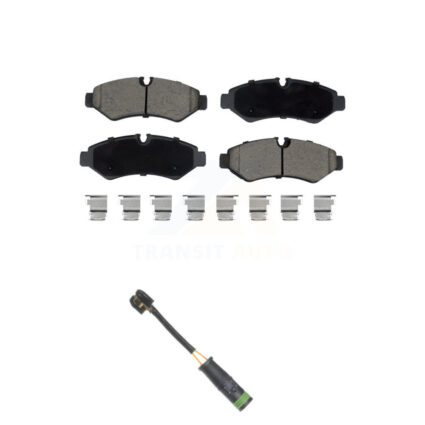 Rear Ceramic Disc Brake Pads Wear Sensor Kit For Mercedes-Benz Sprinter 4500 Freightliner KCW-101256