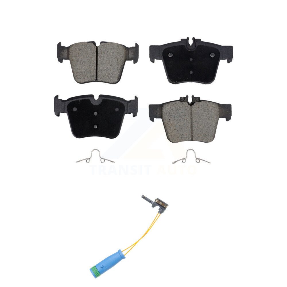 Rear Ceramic Disc Brake Pad & Wear Sensor Kit For Mercedes-Benz GLC300 C43 AMG GLC43 C450 KCW-101260