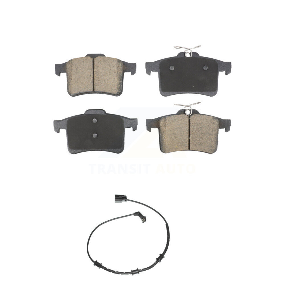Rear Ceramic Disc Brake Pads And Wear Sensors Kit For Jaguar XF XJ XFR XKR XFR-S XJR KCW-101262