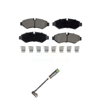 Rear Ceramic Disc Brake Pads And Wear Sensor Kit For Freightliner Sprinter 2500 3500 1500 KCW-101267