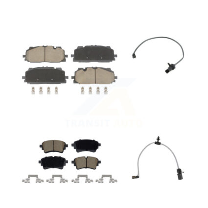 Front Rear Ceramic Brake Pad Wear Sensor Kit For Audi SQ5 Sportback A6 Quattro A7 allroad KCW-101281