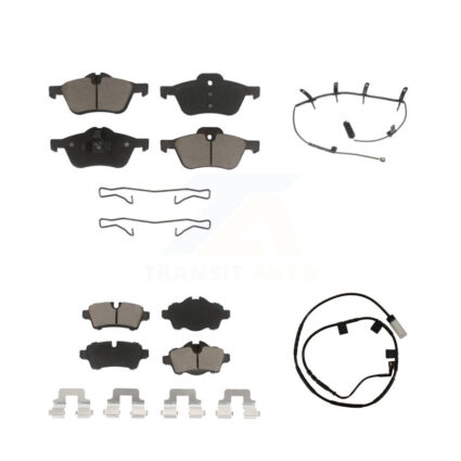 Front Rear Ceramic Disc Brake Pads And Wear Sensors Kit For Mini Cooper KCW-101298