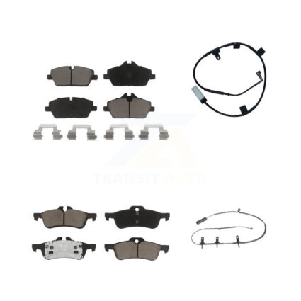 Front Rear Ceramic Disc Brake Pads And Wear Sensors Kit For Mini Cooper KCW-101300