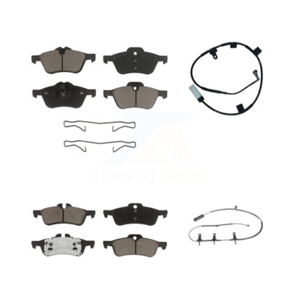 Front Rear Ceramic Disc Brake Pads And Wear Sensors Kit For Mini Cooper KCW-101301