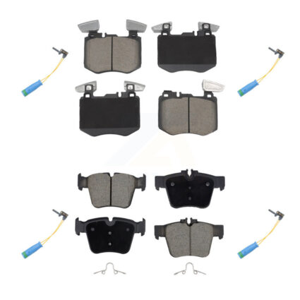 Front Rear Ceramic Disc Brake Pads And Wear Sensors Kit For Mercedes-Benz GLC300 KCW-101334