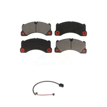 Front Ceramic Disc Brake Pads And Wear Sensors Kit For Porsche Cayenne KCW-101377