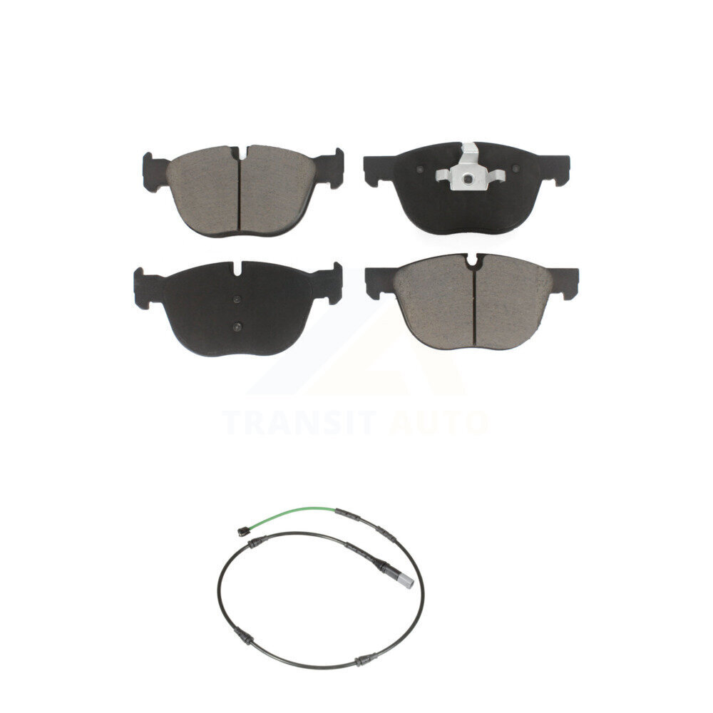 Front Ceramic Disc Brake Pads And Wear Sensors Kit For BMW X6 xDrive35i with 3.0L KCW-101382