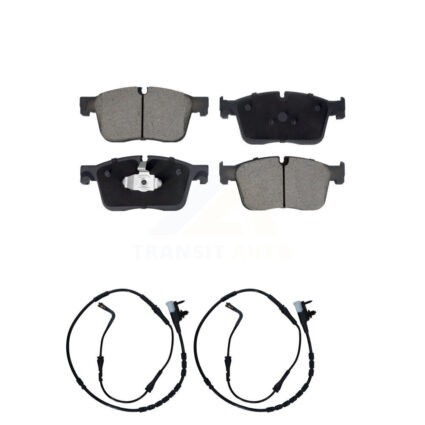 Front Ceramic Disc Brake Pads And Wear Sensor Pairs Kit For Land Rover Range Velar KCW-101389